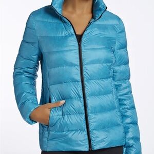 Fabletics Blue Puffer Joni Jacket
